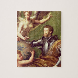 keizer Charles V (1500-58) Receiving the World, c Legpuzzel