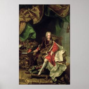 keizer Charles VI, c.1730, Poster