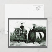 Keizer en keizerin van Oostenrijk rijden #012SS Briefkaart (Voorkant / Achterkant)