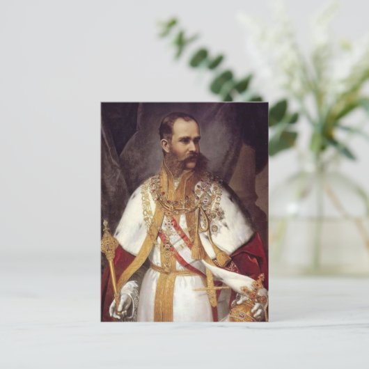 Keizer Frans Jozef van Oostenrijk Briefkaart (Staand voorkant)