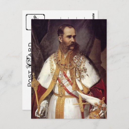 Keizer Frans Jozef van Oostenrijk Briefkaart (Voorkant / Achterkant)