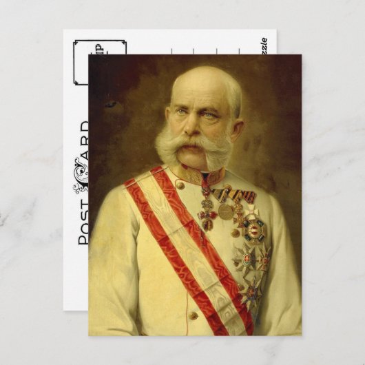 Keizer Frans Jozef van Oostenrijk Briefkaart (Voorkant / Achterkant)