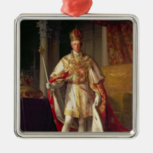 keizer Franz II van Oostenrijk Metalen Ornament