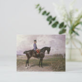 Keizer Franz Joseph I op zijn Oostenrijks paard Briefkaart (Staand voorkant)