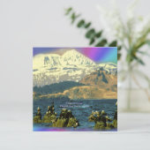 keizer Geese op de baai van Chiniak bij Chiniak, A Kaart (Staand voorkant)