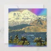 keizer Geese op de baai van Chiniak bij Chiniak, A Kaart (Voorkant)