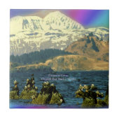 keizer Geese op de baai van Chiniak bij Chiniak, A Tegeltje (Voorkant)