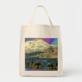 keizer Geese op de baai van Chiniak bij Chiniak, A Tote Bag (Voorkant)