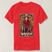 Keizer I Gothic Tarot d'Fortune Teller T-shirt (Design voorkant)