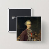 keizer Joseph II van Duitsland Vierkante Button 5,1 Cm (Voorkant /achterkant)