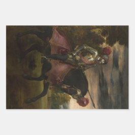 Keizer Karel V te paard (door Titiaan) Inpakpapier Vel