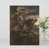 Keizer Karel V te paard (door Titiaan) Kaart (Staand voorkant)