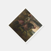 Keizer Karel V te paard (door Titiaan) Servet (Hoek)