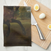 Keizer Karel V te paard (door Titiaan) Theedoek (Quarter Fold)