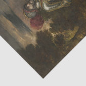 Keizer Karel V te paard (door Titiaan) Tissuepapier (Detail)