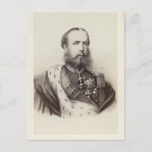 Keizer Maximiliaan van Mexico #029M Briefkaart (Voorkant)
