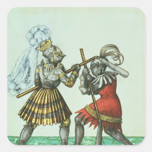 keizer Maximilian I van Duitsland Vierkante Sticker (Voorkant)