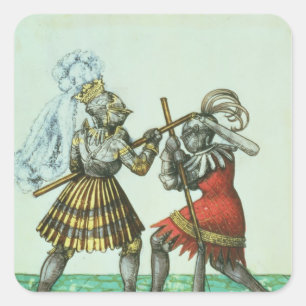 keizer Maximilian I van Duitsland Vierkante Sticker