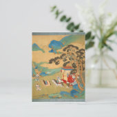 Keizer Mu Wang van de Chou-dynastie Briefkaart (Staand voorkant)