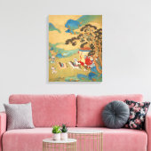 Keizer Mu Wang van de Chou-dynastie Canvas Afdruk (Insitu (Woonkamer))