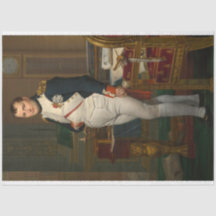 keizer Napoleon Bonaparte bij de Tuileries Tissue