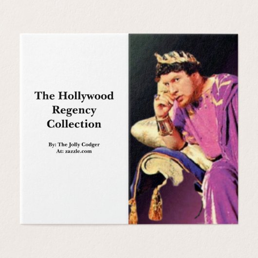 Keizer Nero- Hollywood Regency Collectie Kaart (Buitenkant ongevouwen)
