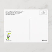 Keizer Oregon Iris Capital 45th Parallel Briefkaart (Achterkant)