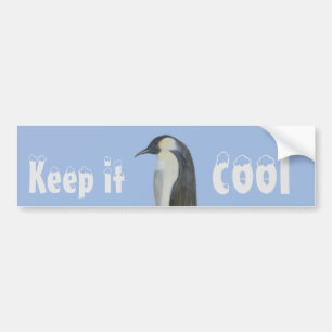 keizer Penguin Bumpersticker klimaatverandering