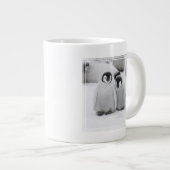 keizer Penguin Chicks on Ice in Antarctica Grote Koffiekop (Voorkant rechts)