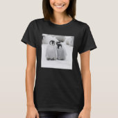 keizer Penguin Chicks on Ice in Antarctica T-shirt (Voorkant)