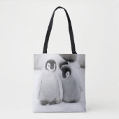 keizer Penguin Chicks on Ice in Antarctica Tote Bag (Voorkant)