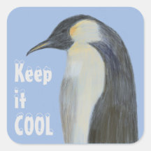 Keizer Pinguïn Klimaatverandering Sticker