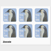Keizer Pinguïn Klimaatverandering Sticker (Vel)