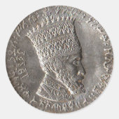 Keizer Selassie I Sticker (Voorkant)