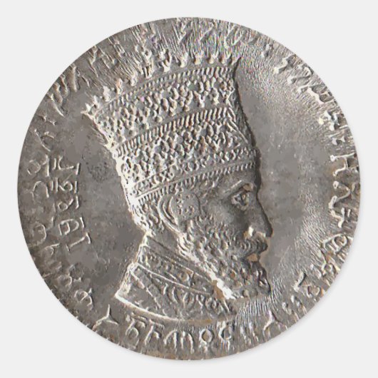 Keizer Selassie I Sticker (Voorkant)