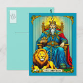 Keizer Tarot Kaart Art (Voorkant / Achterkant)