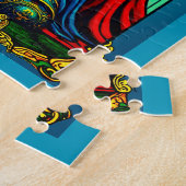 Keizer Tarot Kaart Art Legpuzzel (Zijkant)