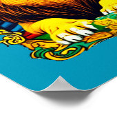 Keizer Tarot Kaart Art Poster (Hoek)