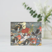 Keizer van de Mughal School Akbar Briefkaart (Staand voorkant)