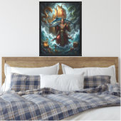 Keizer van de Zee Canvas Afdruk (Insitu (Slaapkamer))