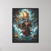 Keizer van de Zee Canvas Afdruk (Voorkant)