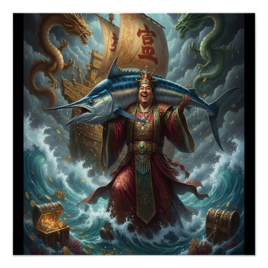Keizer van de Zee Perfect Poster (Voorkant)