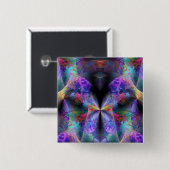 keizer van Mars Vierkante Button 5,1 Cm (Voorkant /achterkant)