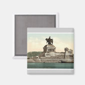 Keizer Willems Monument, Coblenz, de Rijn, Ge Magneet (Voorkant / Achterkant)