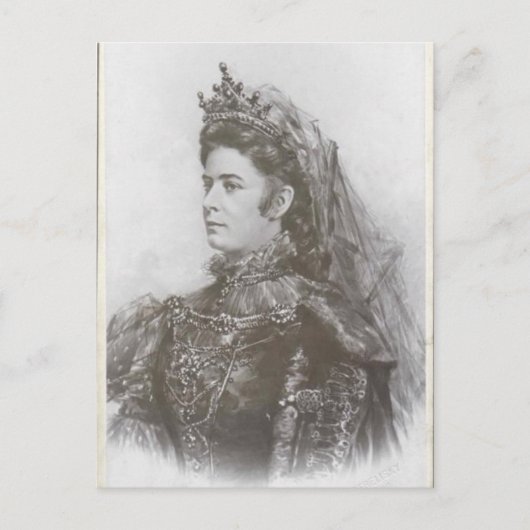 Keizerin Elisabeth Oostenrijk - Sissi 1899 im memo Briefkaart (Voorkant)