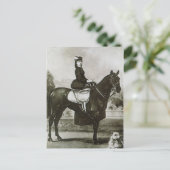 Keizerin Elisabeth rijdend paard sidesaddle #014SS Briefkaart (Staand voorkant)