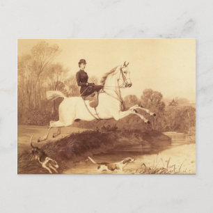 Keizerin Elisabeth rijdend paard sidesaddle #021SS Briefkaart