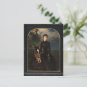 Keizerin Elisabeth rijdend paard sidesaddle #022SS Briefkaart (Staand voorkant)