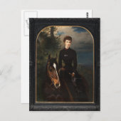 Keizerin Elisabeth rijdend paard sidesaddle #022SS Briefkaart (Voorkant / Achterkant)