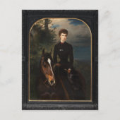 Keizerin Elisabeth rijdend paard sidesaddle #022SS Briefkaart (Voorkant)